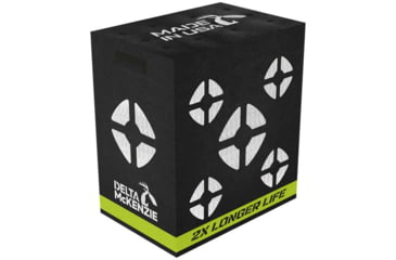 Image of Delta McKenzie Mo Foam GreenLine Target, Black/Green, 20618-B