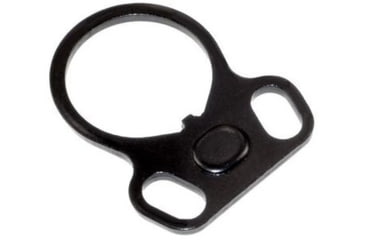 Image of DELTAC AR-15 Receiver Extension End Plate with Dual Clip, Black, ARR07