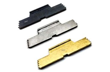 Image of DELTAC Extended Steel Slide Release Lever For Glock Model 43