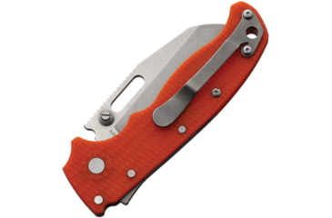 Image of Demko AD 20.5 Shark-Lock Folding Knife, 4in Closed, 3in Stonewash AUS-10A Shark Foot Blade, Red Textured Grivory Handle, AD20.5F23