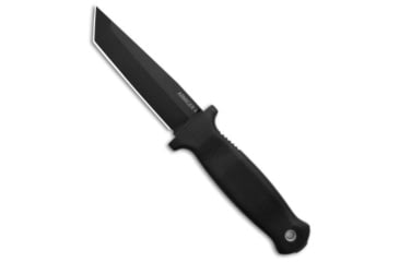 Image of Demko Knives Demko Armiger 4 Tanto Fixed Blade Knife Black Rubber 4" Black, Black, 80CrV2, adult, BHQ-190939