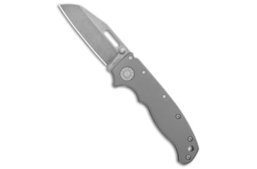 Image of Demko Knives Demko Knives AD20.5 Shark Foot Shark-Lock Knife BB Titanium 3.2" SW 3V, Gray, CPM 3V, adult, BHQ-174771