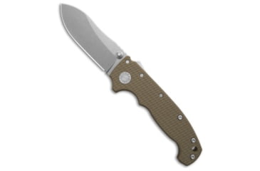 Image of Demko Knives Demko Knives AD20 Butcher Spey Point Shark-Lock Knife OD Green G-10 3.75" SW, Green, CPM MagnaCut, adult, BHQ-235795