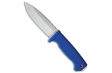 Image of Demko Knives Demko Knives Freereign Fixed Blade Knife Rubber Blue 5" Satin, Blue, AUS-10A, adult, BHQ-177470