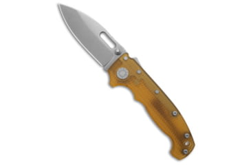 Image of Demko Knives Demko Knives MG AD20S Slicer Shark Knife - Ultem w/ Thumb Studs, Gold, CPM M4, adult, BHQ-181864