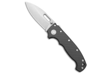 Image of Demko Knives Demko Knives MG AD20S Slicer Shark-Lock Knife Carbon Fiber 3.6" Stonewash M4, Black, CPM M4, adult, BHQ-178359