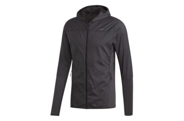 Image of Demo, Adidas Terrex Skyclimb Fleece Jackets - Mens, Carbon, Medium, DQ1559-M-020