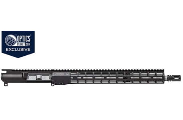 Image of DEMO, Aero Precision AR15 No FA Complete Upper, 16in .223 Wylde Fluted Barrel, Mid-Length, 15in M-LOK ATLAS R-ONE HG, Anodized, Black, APAR610605M50