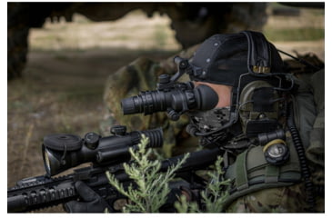 Image of DEMO, AGM Global Vision Wolf-7 Night Vision Goggles, Gen 2 plus, Green Phosphor, Level 3 IIT, Black, 12WO7122103031