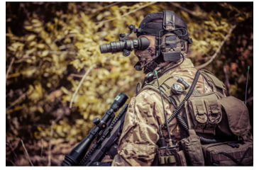 Image of DEMO, AGM Global Vision Wolf-7 Night Vision Goggles, Gen 2 plus, Green Phosphor, Level 3 IIT, Black, 12WO7122103031