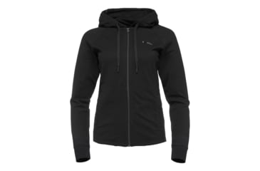 Image of Demo, Black Diamond Heritage Logo FZ Hoodie - Womens, Black, Small, AP7300310002SML1