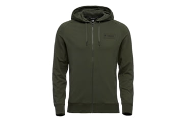 Image of Demo, Black Diamond M Heritage Logo Fz Hoody - Mens, Tundra, Medium, AP7300283010MED1