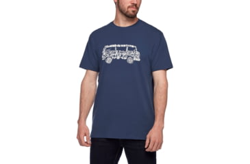 Image of Demo, Black Diamond Vantastic T-Shirt - Mens, Ink Blue, Medium, AP7300464014MED1