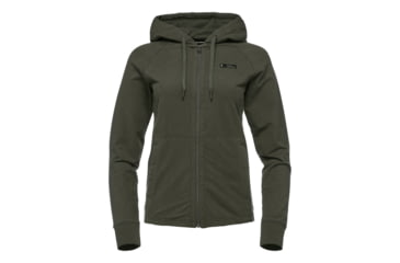 Image of Demo, Black Diamond W Heritage Logo Fz Hoody - Womens, Sergeant, Small, AP7300313007SML1