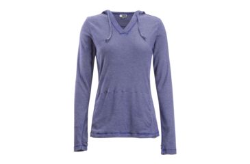 Image of Demo, ExOfficio BA Lumen Hoody - Women's, Commodore Stripe, Small, 2111-2833-Commodore Stripe-S