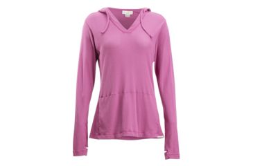 Image of Demo, ExOfficio BA Lumen Hoody - Women's, Rosebay, Small, 2111-2833-Rosebay-S
