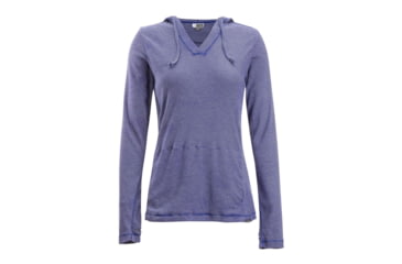 Image of Demo, ExOfficio BA Lumen Hoody - Womens, Commodore Stripe, Small, 2111-2833-Commodore Stripe-S
