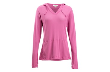 Image of Demo, ExOfficio BA Lumen Hoody - Womens, Rosebay, Small, 2111-2833-Rosebay-S