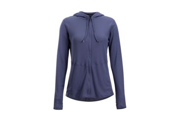 Image of Demo, ExOfficio BugsAway Lumen Full Zip Hoody - Women's, Blue Heron, M, 21113285-5016-M