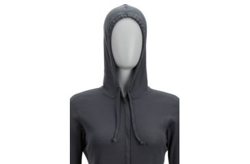 Image of Demo, ExOfficio BugsAway Lumen Full Zip Hoody - Women's, Carbon, M, 21113285-9703-M