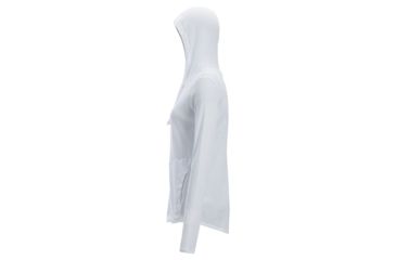 Image of Demo, ExOfficio BugsAway Lumen Full Zip Hoody - Women's, White, M, 21113285-1000-M