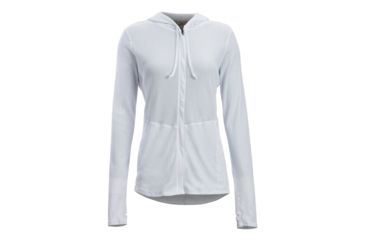 Image of Demo, ExOfficio BugsAway Lumen Full Zip Hoody - Women's, White, M, 21113285-1000-M