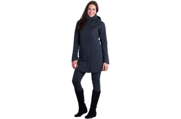 Image of Demo, ExOfficio Emei Trench - Womens, Black, Small, 2071-3224-Black-S