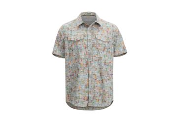 Image of Demo, ExOfficio Estacado Short Sleeve, Oyster Fishline, M, 10023249-9218-M