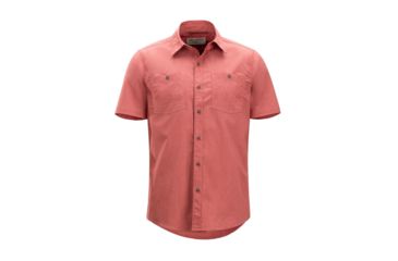 Image of Demo, ExOfficio Gaillac Short Sleeve, Retro Red, M, 10023342-3173-M