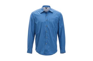 Image of Demo, ExOfficio Salida Check Long Sleeve - Men's, Regatta, Medium, 1001-3142-Regatta-M