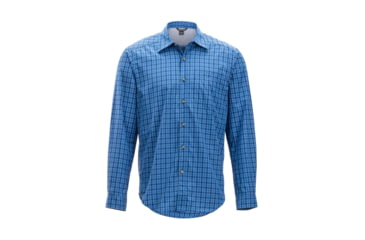 Image of Demo, ExOfficio Salida Check Long Sleeve - Mens, Regatta, Medium, 1001-3142-Regatta-M