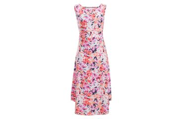 Image of Demo, ExOfficio Wanderlux Alessandria Dress - Women's, Spritzer Hawaiin Floral, M, 20613296-3012-M