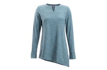 Image of Demo, ExOfficio Wanderlux Marl Tunic - Womens, Adriatic Heather, Small, 2011-3201-Adriatic Heather-S