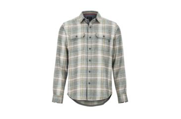 Image of Demo, Marmot Jasper Midweight Flannel Long Sleeve - Men's, Rosin Green, Medium, 42590-DEMO