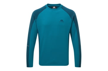 Image of Demo, Mountain Equipment Committed Crew - Mens, Tasman/Legion Blue, Large, ME-001536-TLB-L,