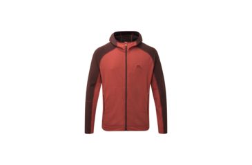 Image of Demo, Mountain Equipment Flash Hooded Jacket - Mens, Dk Chocolate/Henna, Large, ME-003902-DKCHN-L,
