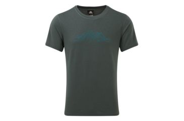 Image of Demo, Mountain Equipment Groundup Mountain Tee - Mens, Moorland Slate, Large, ME-004028-MOOR-L,
