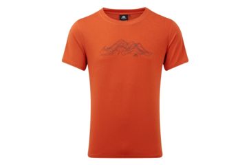 Image of Demo, Mountain Equipment Groundup Mountain Tee - Mens, Paprika, Large, ME-004028-Paprika-L,