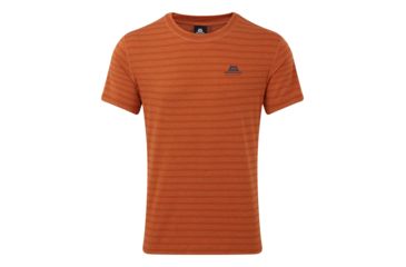 Image of Demo, Mountain Equipment Groundup Tee - Mens, Bracken Stripe, Large, ME1947