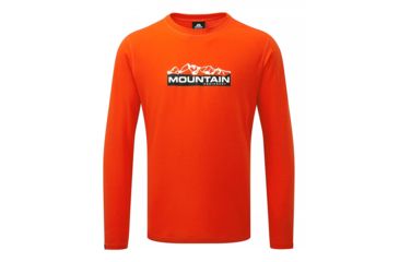 Image of DEMO, Mountain Equipment Mountainscape LS Tee - Men's, Large, Cardinal Orange, ME-002830-Me-01252-L