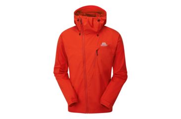 Image of Demo, Mountain Equipment Squall Hooded Jacket - Mens, Cardinal Orange, Large, ME-002928-CO-L,