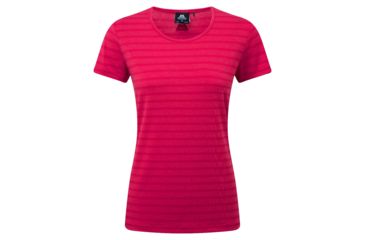 Image of Demo, Mountain Equipment Stripe Tee - Womens, Virtual Pink Stripe, 12, ME-001554-VPS-12,