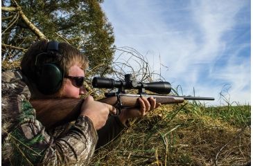 Image of NightForce 8-32x56mm NXS Rifle Scope, Standard Illumination, Black, 30mm, ZeroStop, .250 MOA, MOAR-T, Black, Full-Size, C509