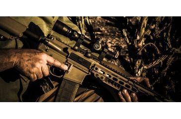 Image of NightForce NXS Compact Rifle Scope, 1-4x24mm, .250 MOA FC-2 Illuminated Reticle C122