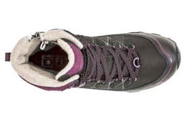 Image of Demo, Oboz Juniper 8in Insulated B-DRY Winer Boot - Womens, Eclipse Black / Beet, 7, 81702-EBB-Medium-7