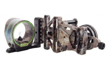 Image of Demo,Trijicon AccuPin Bow Sight - Green w/Dovetail Base &amp; AccuDial Mount, Right Hand, RealTree AP BW50G-RT-DEMO