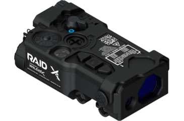 Image of Wilcox RAID Xe Aiming/Illumination Laser, Red Beam Low Power, Black, 65300G12-B