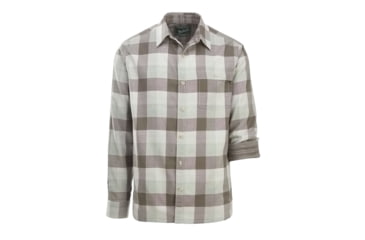Image of Demo,Woolrich Men's Weekend Double Weave Long Sleeve Shirt, Bungee Cord Buff, L, 6178-BCB-DEMO