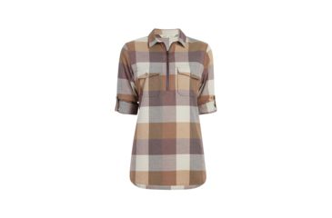 Image of Demo,Woolrich Womens Any Point Convertible Flannel Shirt, Wild Aster Multi, M, 2216-WDU-DEMO