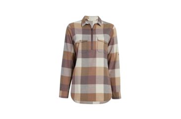 Image of Demo,Woolrich Womens Any Point Convertible Flannel Shirt, Wild Aster Multi, M, 2216-WDU-DEMO